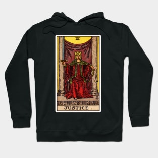 II. Justice Tarot Card Hoodie